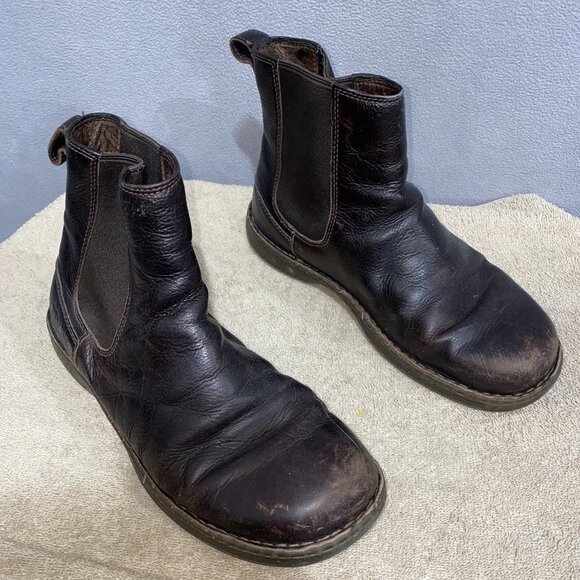 UGG Australia McKay Chelsea Boots Mens 9 Brown Leather Slip On Ankle Boots main image 5
